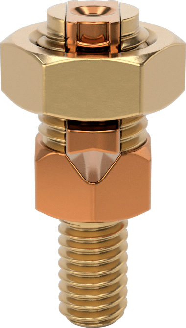 Topraklama Vidası, 5/16" Boyut, 10 ila 4 AWG için