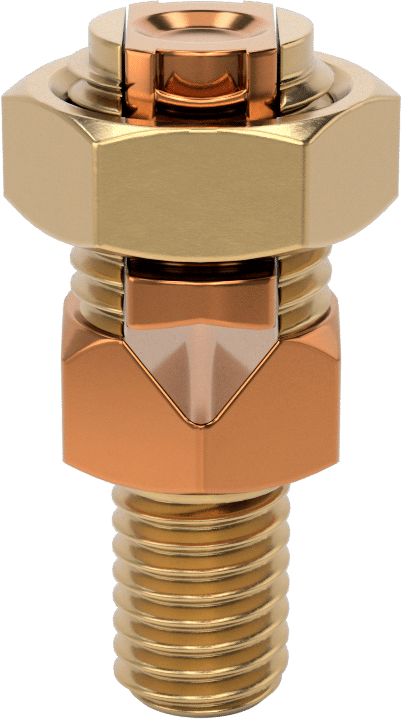 Topraklama Vidası, 1/2" Boyut, 2 ila 2/0 AWG için