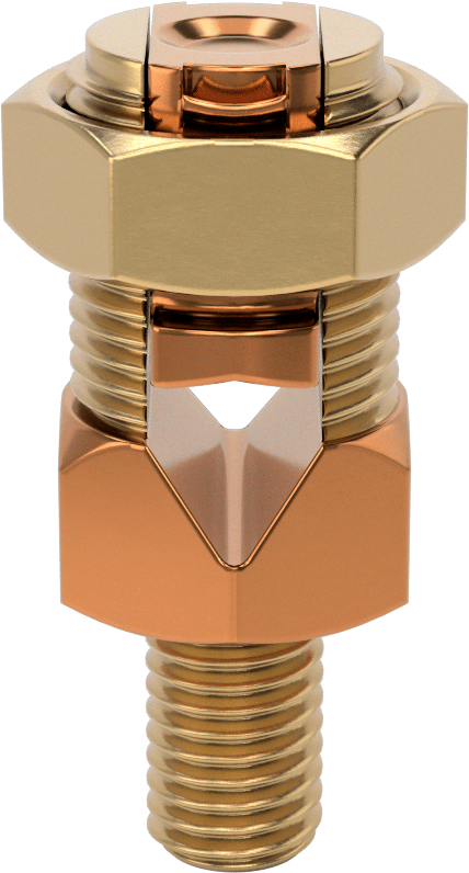 Topraklama Vidası, 5/8" Boyut, 1 ila 4/0 AWG için