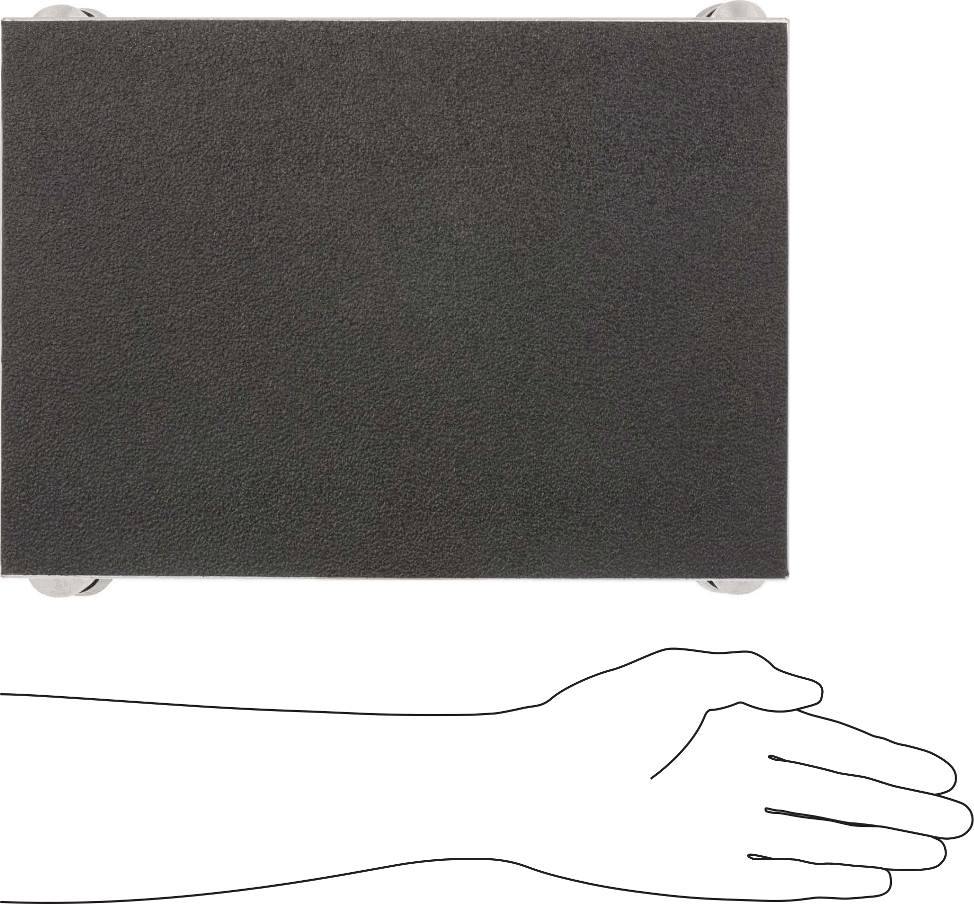 304 Paslanmaz Çelik Basamaklı Tabure, Vinil Kaplı Basamaklı, 8“ Yükseklik x 14,5” Genişlik x 11,5" Derinlik Toplam