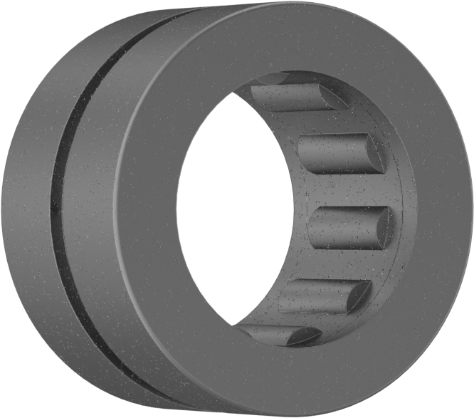 Hassas İğneli Makaralı Rulman, Açık, 3/4" Mil Çapı için