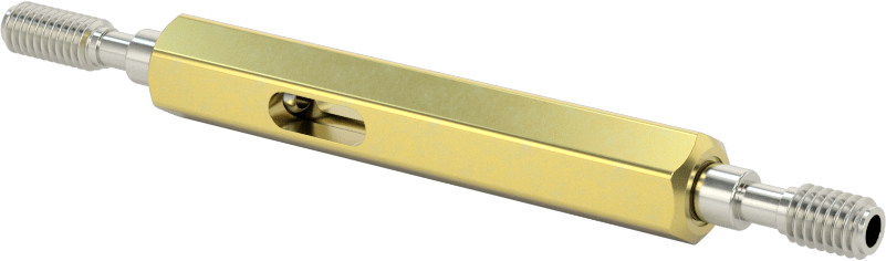 Saplı Go/No-Go Sol Dişli Tıpa Ölçer, M5 x 0.8 mm, Doğruluk Sertifikalı