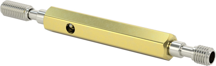 Saplı Go/No-Go Sol Dişli Tıpa Ölçer, M12 x 1.25 mm, Doğruluk Sertifikalı