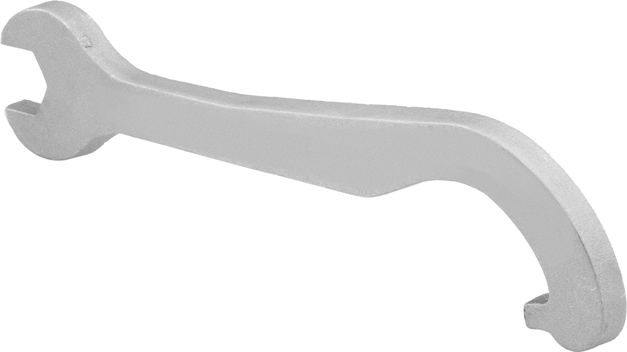 Kaynak Tankı Anahtarı, Altıgen Açık ve Anahtar Uçlu, 13-1/2" Toplam Uzunluk