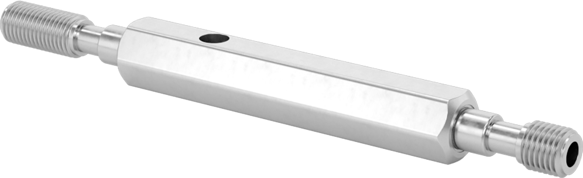 Saplı Go/No-Go Sol Dişli Tıpa Ölçer, 1-1/4"-12 UNF, Doğruluk Sertifikalı