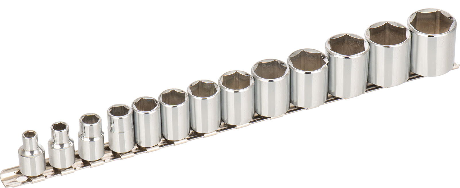 6 Uçlu Soket Seti, 3/8" Kare Tahrik, 13 Parça, Standart