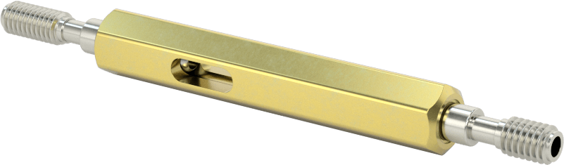 Saplı Go/No-Go Sol Dişli Tıpa Ölçer, M5 x 0.8 mm, Kalibrasyon Sertifikalı