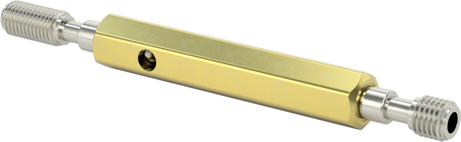 Saplı Go/No-Go Sol Dişli Tıpa Ölçer, M10 x 1.25 mm, Kalibrasyon Sertifikalı