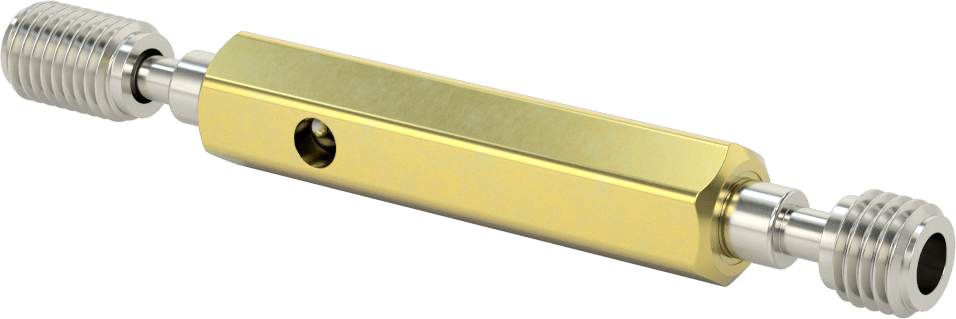 Saplı Go/No-Go Sol Dişli Tıpa Ölçer, M16 x 2 mm, Kalibrasyon Sertifikalı