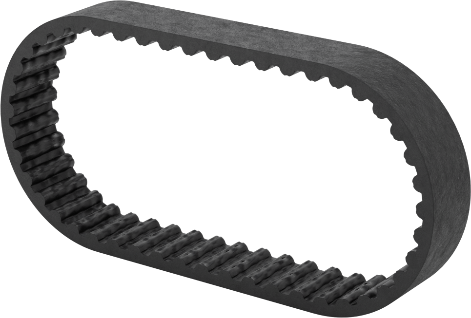 Yüksek Mukavemetli HTD Triger Kayışı, 20 mm Genişlik, Anma Numarası 376-H8m-20