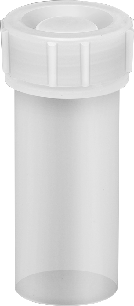HDPE Plastik Kavanoz, 2 FL oz/60 ml Kapasite, 1-3/8" Çap
