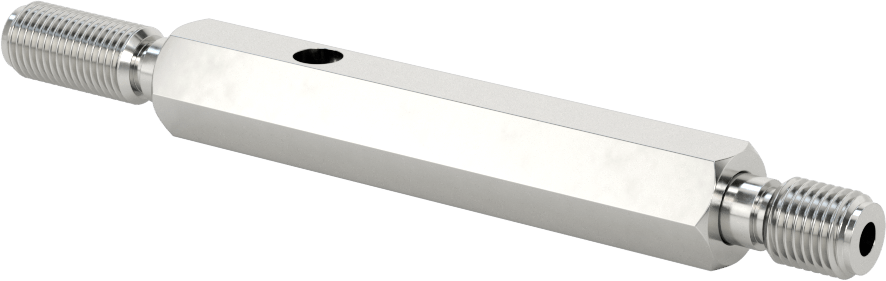 Go/No Go Helisel Ek Parçalı Dişli Tıkaç Ölçer, Kulp ve Doğruluk Sertifikası ile, 3/8"-24 Diş Boyutu