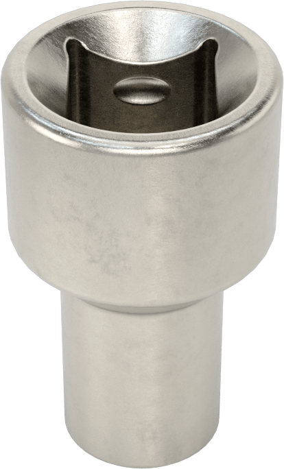 6 Uçlu Paslanmaz Çelik Soket, 1/2" Kare Tahrik, 8 mm Tahrik Boyutu