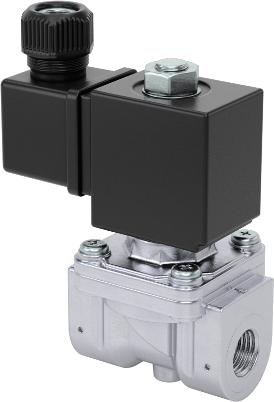 Floroelastomer Contalı Pirinç Solenoid Valf, Nikel Kaplama, Normalde Kapalı, 120V AC, 1/4 NPT Dişi