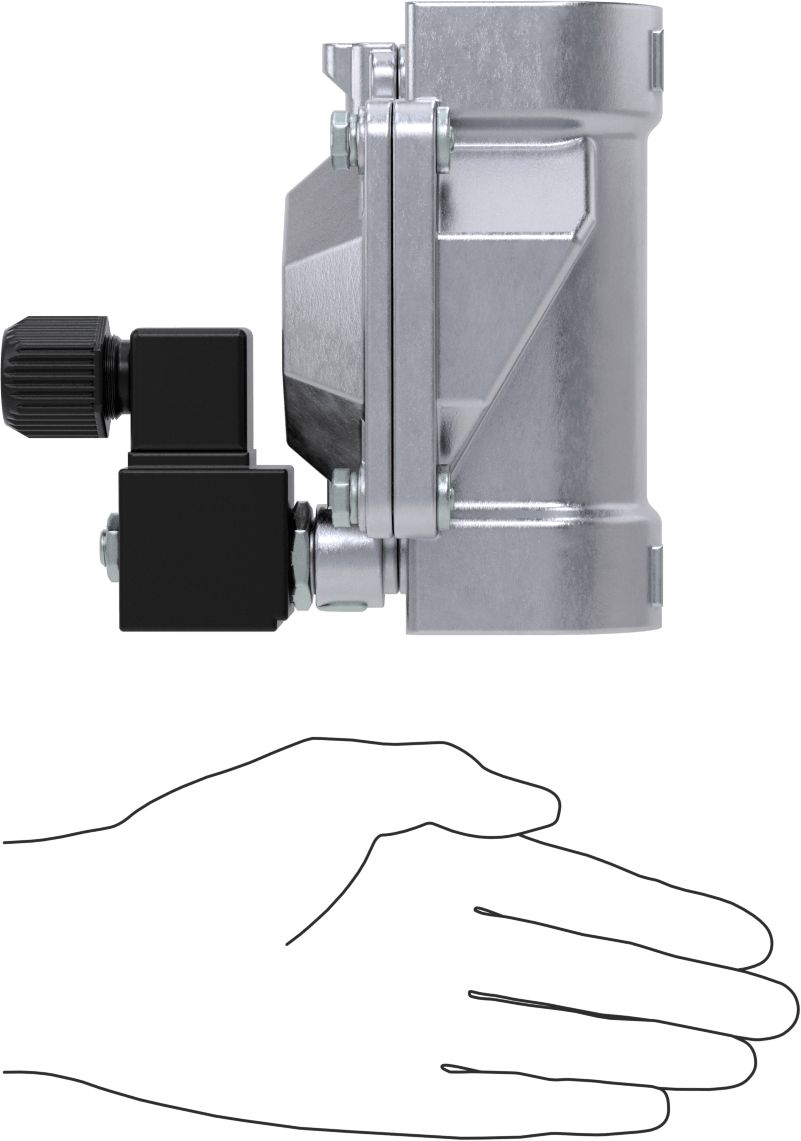 Floroelastomer Contalı Pirinç Solenoid Valf, Nikel Kaplama, Normalde Kapalı, 120V AC, 1-1/2 NPT Dişi