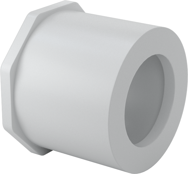 Sert PVC Kanal için 1-1/4 Erkek x 1 Dişi Anma Ölçüsü Adaptör