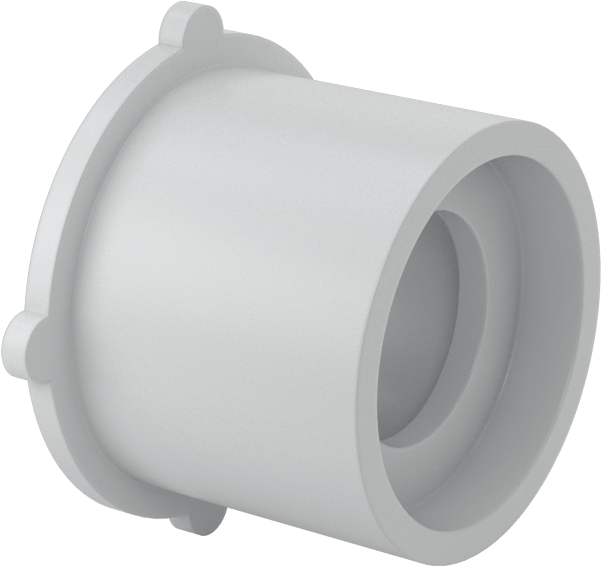 Sert PVC Kanal için 1-1/2 Erkek x 1 Dişi Anma Ölçüsü Adaptörü