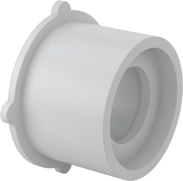 Sert PVC Kanal için 2 Erkek x 1-1/4 Dişi Anma Ölçüsü Adaptör