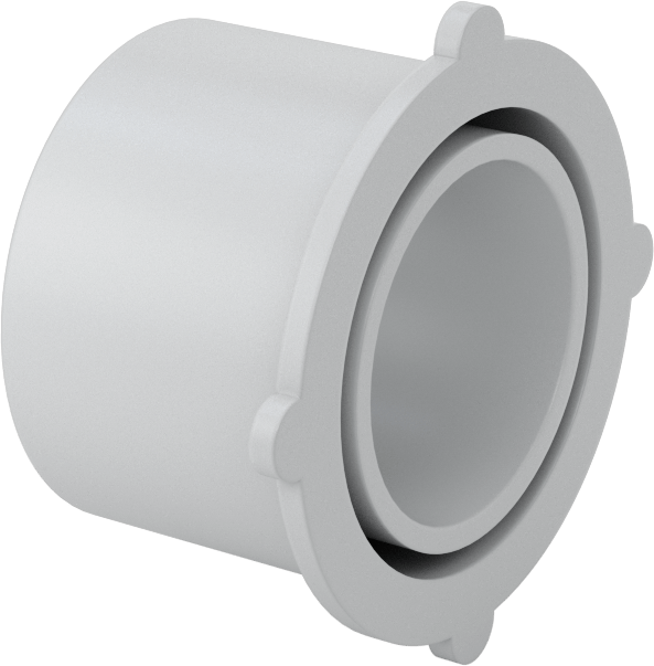 Sert PVC Kanal için 2 Erkek x 1-1/4 Dişi Anma Ölçüsü Adaptör