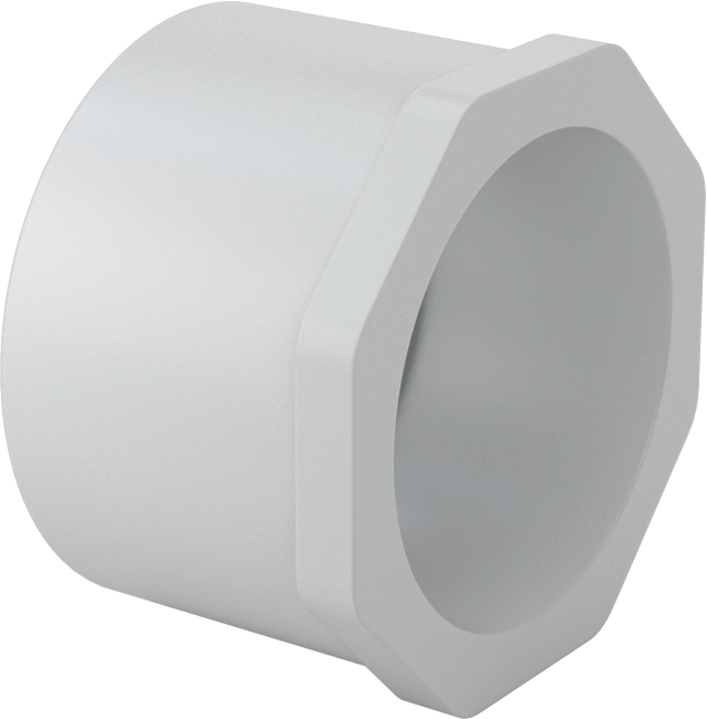 Sert PVC Kanal için 2 Erkek x 1-1/2 Dişi Anma Ölçüsü Adaptör