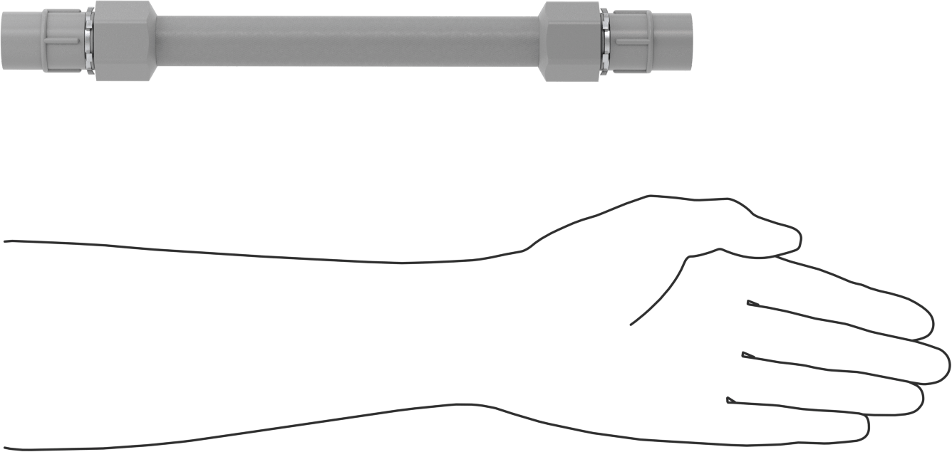 Sert PVC Kanal, 1/2 Kanal x NPT Erkek, Çok Açılı Dirsek Konektörü