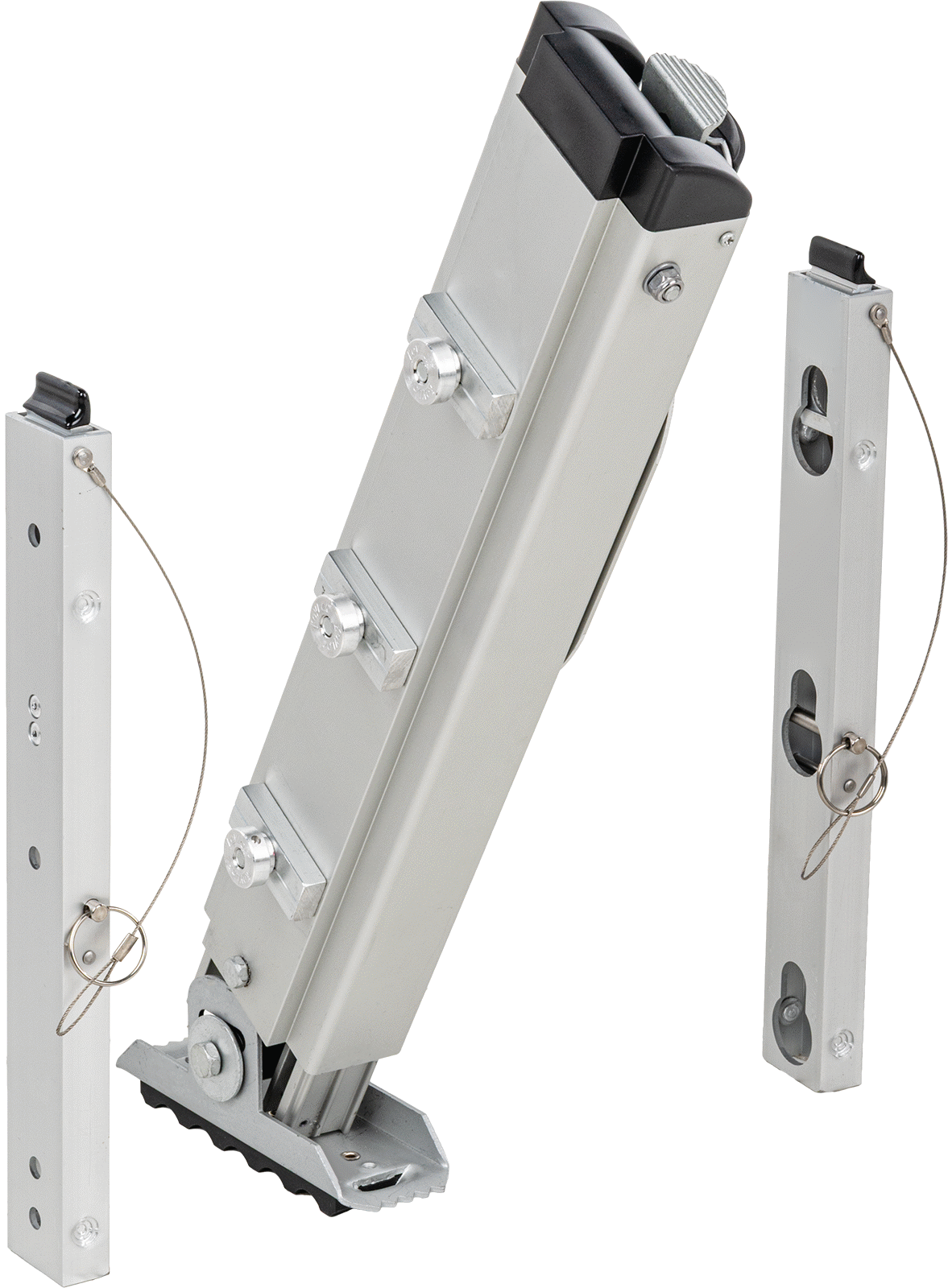 Ladder Leveler with Stabilizing Arm