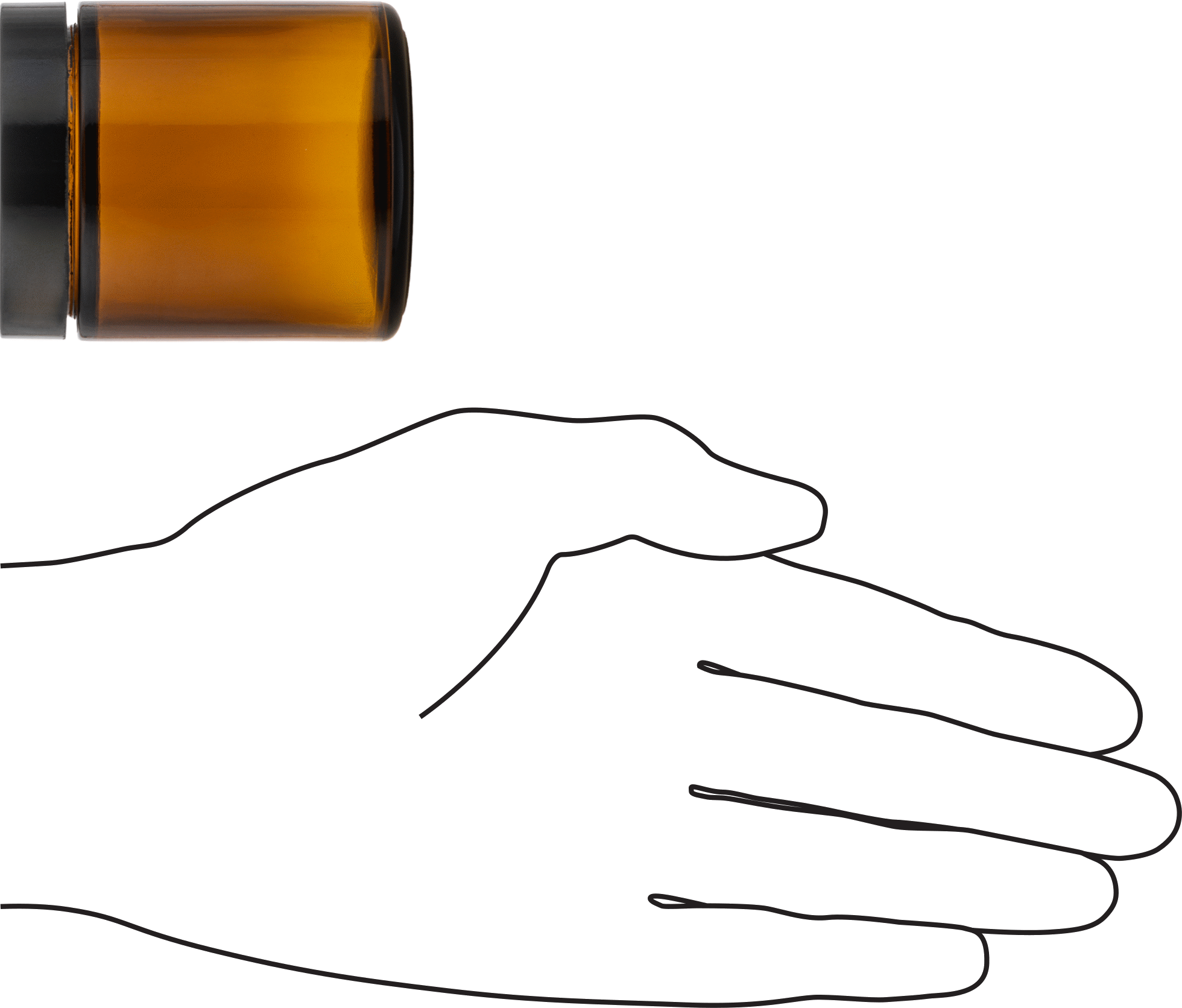Kehribar Rengi Cam Kavanoz, Kaplamalı Kağıt Conta, 4 FL oz/120 ml Kapasite