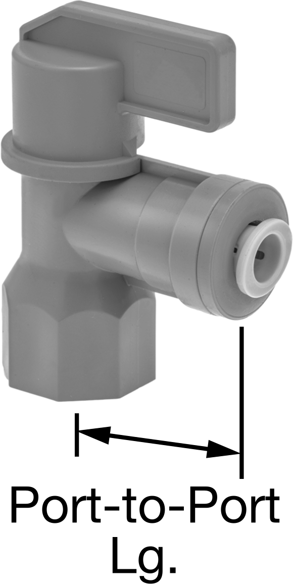 90° Elbow, NPT Female × Push to Connect