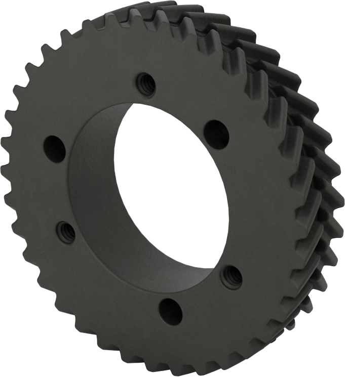 Yüksek Mukavemetli Ultra Sessiz Triger Kayışı Kasnağı, 16 mm Maksimum Kayış Genişliği için, Burç Montajı, 90.43mm OD