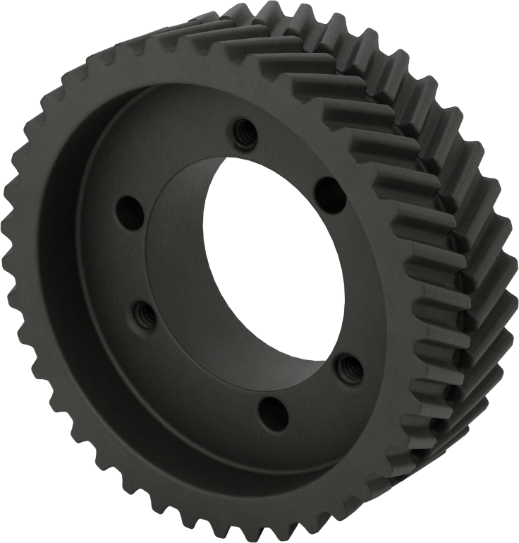 Yüksek Mukavemetli Ultra Sessiz Triger Kayışı Kasnağı, 32 mm Maksimum Kayış Genişliği için, Burç Montajı, 100.59mm OD