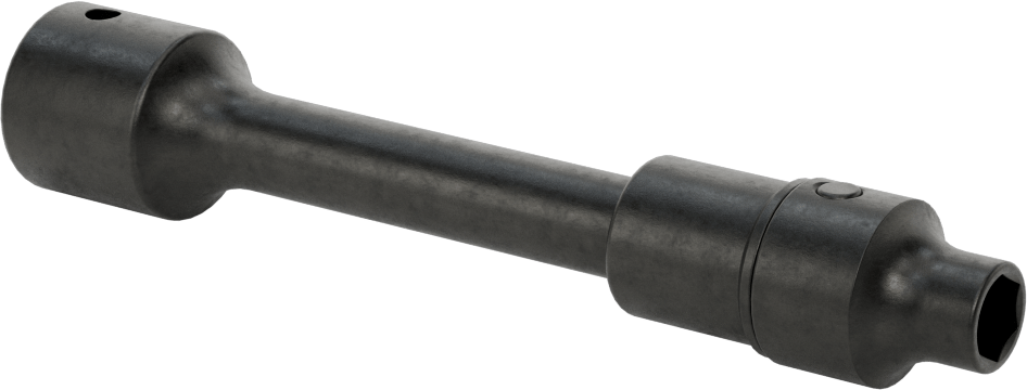 Uzatılmış 6 Noktalı Esnek Soket, 1/2" Kare Tahrik, 3/8" Tahrik Boyutu, 5-9/16" Toplam Uzunluk