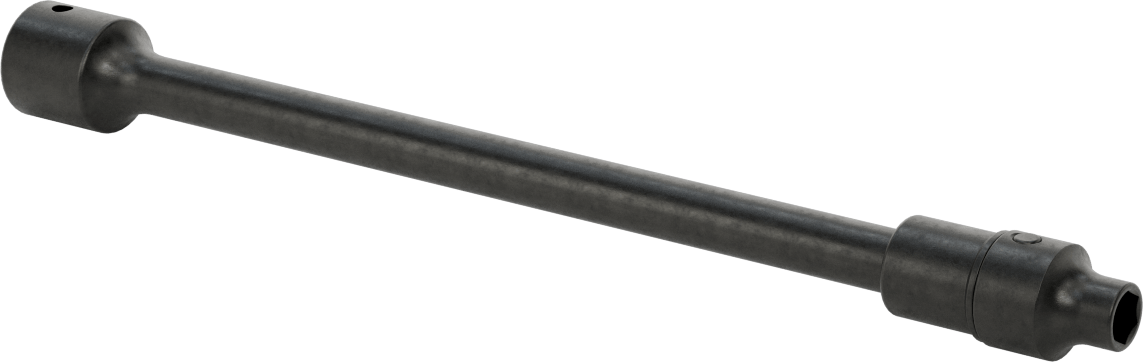 Uzatılmış 6 Noktalı Esnek Soket, 1/2" Kare Tahrik, 3/8" Tahrik Boyutu, 10-9/16" Toplam Uzunluk