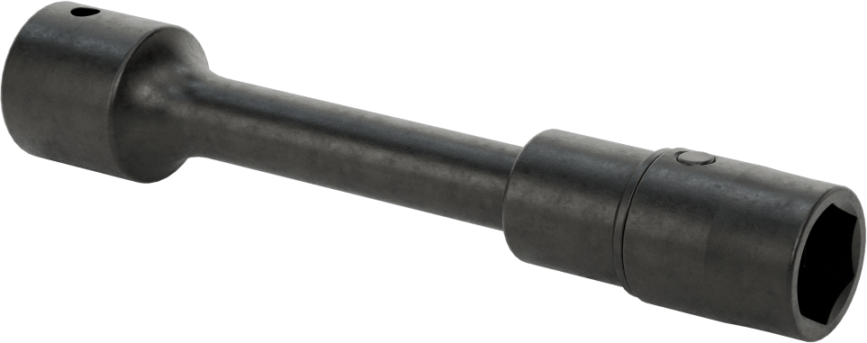 Uzatılmış 6 Noktalı Esnek Soket, 1/2" Kare Tahrik, 5/8" Tahrik Boyutu, 5-9/16" Toplam Uzunluk