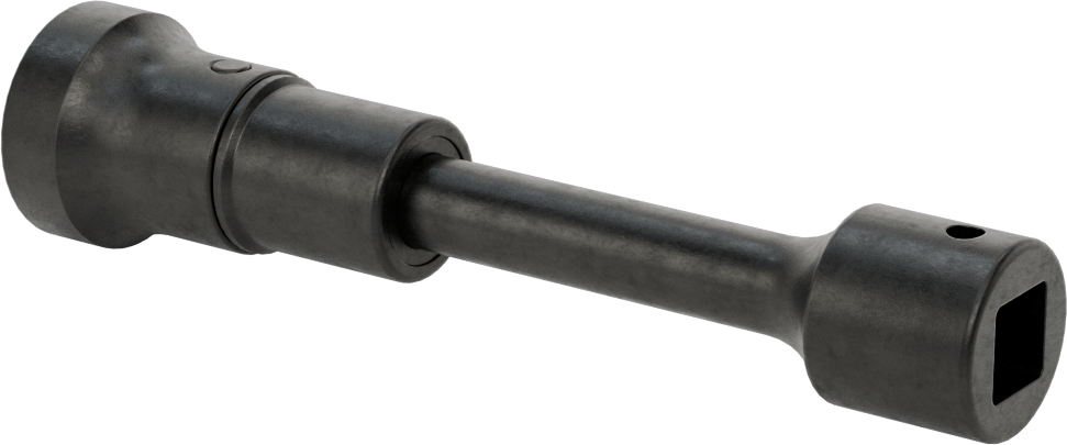 Uzatılmış 6 Noktalı Esnek Soket, 1/2" Kare Tahrik, 15/16 inç Tahrik Boyutu, 5-13/16" Toplam Uzunluk