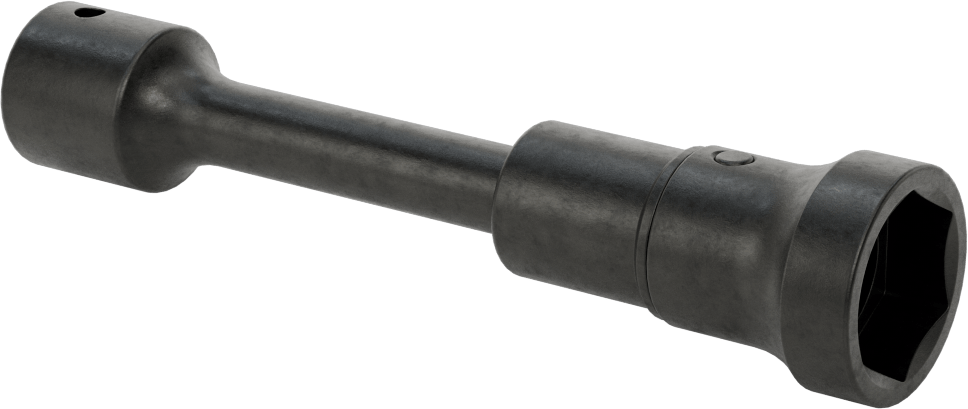 Uzatılmış 6 Noktalı Esnek Soket, 1/2" Kare Tahrik, 15/16 inç Tahrik Boyutu, 5-13/16" Toplam Uzunluk