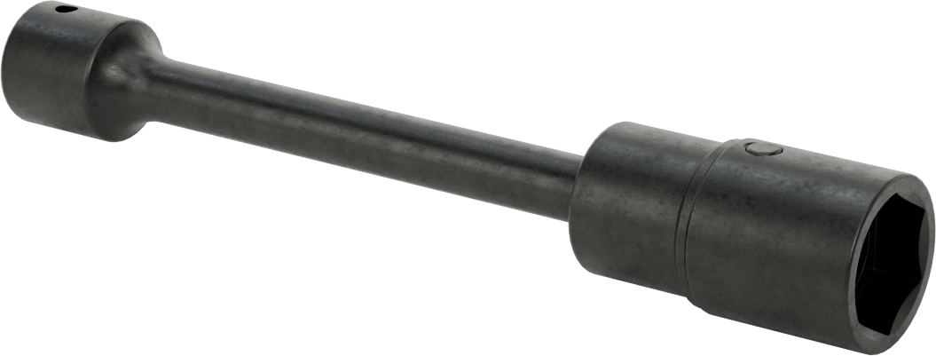 Uzatılmış 6 Noktalı Esnek Soket, 1/2" Kare Tahrik, 15/16 inç Tahrik Boyutu, 7-13/16" Toplam Uzunluk