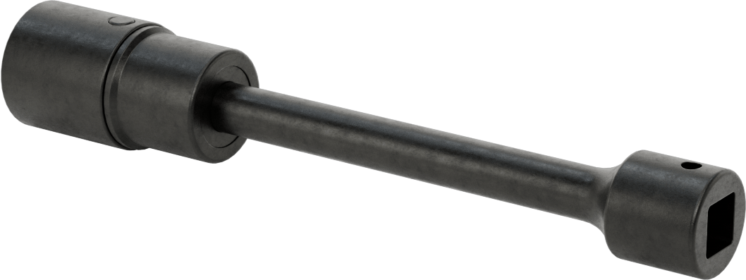 Uzatılmış 6 Noktalı Esnek Soket, 1/2" Kare Tahrik, 15/16 inç Tahrik Boyutu, 7-13/16" Toplam Uzunluk