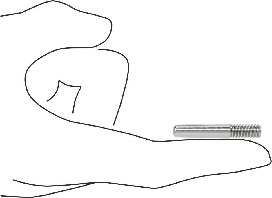 Dişli Tıkaç Göstergesi, Geçer Mastarı, 1/4"-20 Diş Boyutu