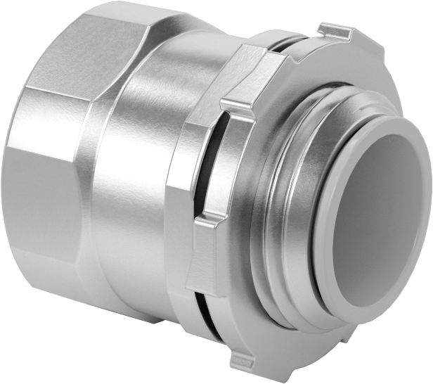 Esnek Metal Kanal için Adaptör, Çelik, 1/2 Kılavuz Dişi x 1/2 NPSM Erkek