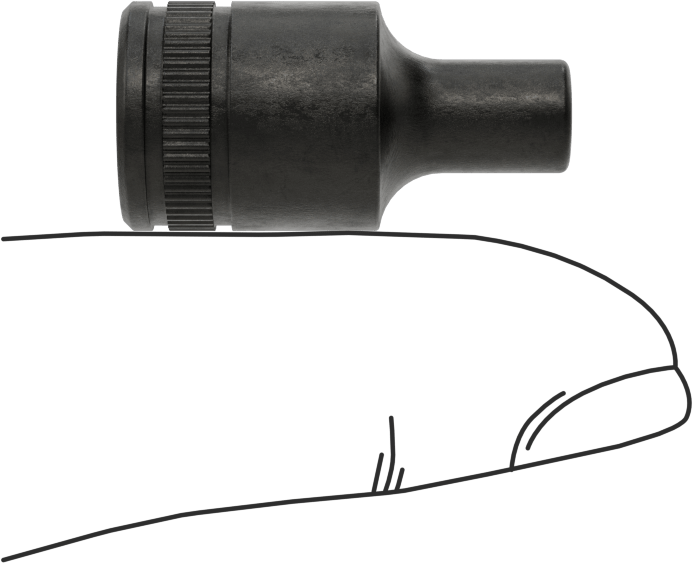 Dış Torx Soket, 1/4" Kare Tahrik, E4 Tahrik Boyutu