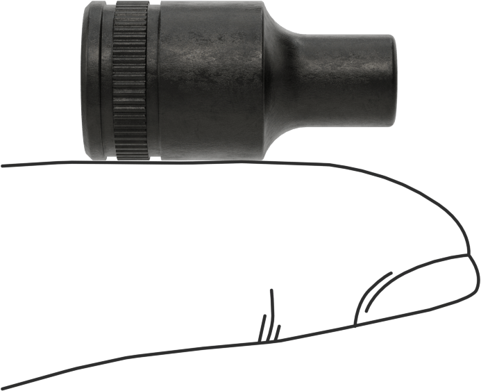 Dış Torx Soket, 1/4" Kare Tahrik, E5 Tahrik Boyutu
