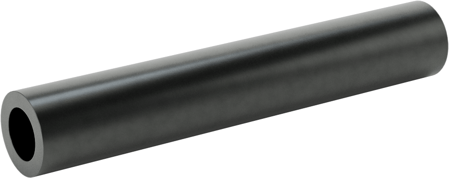 Kalın Cidarlı Çelik Dişsiz Boru, 3/8 Boru Boyutu, 4" Uzunluk