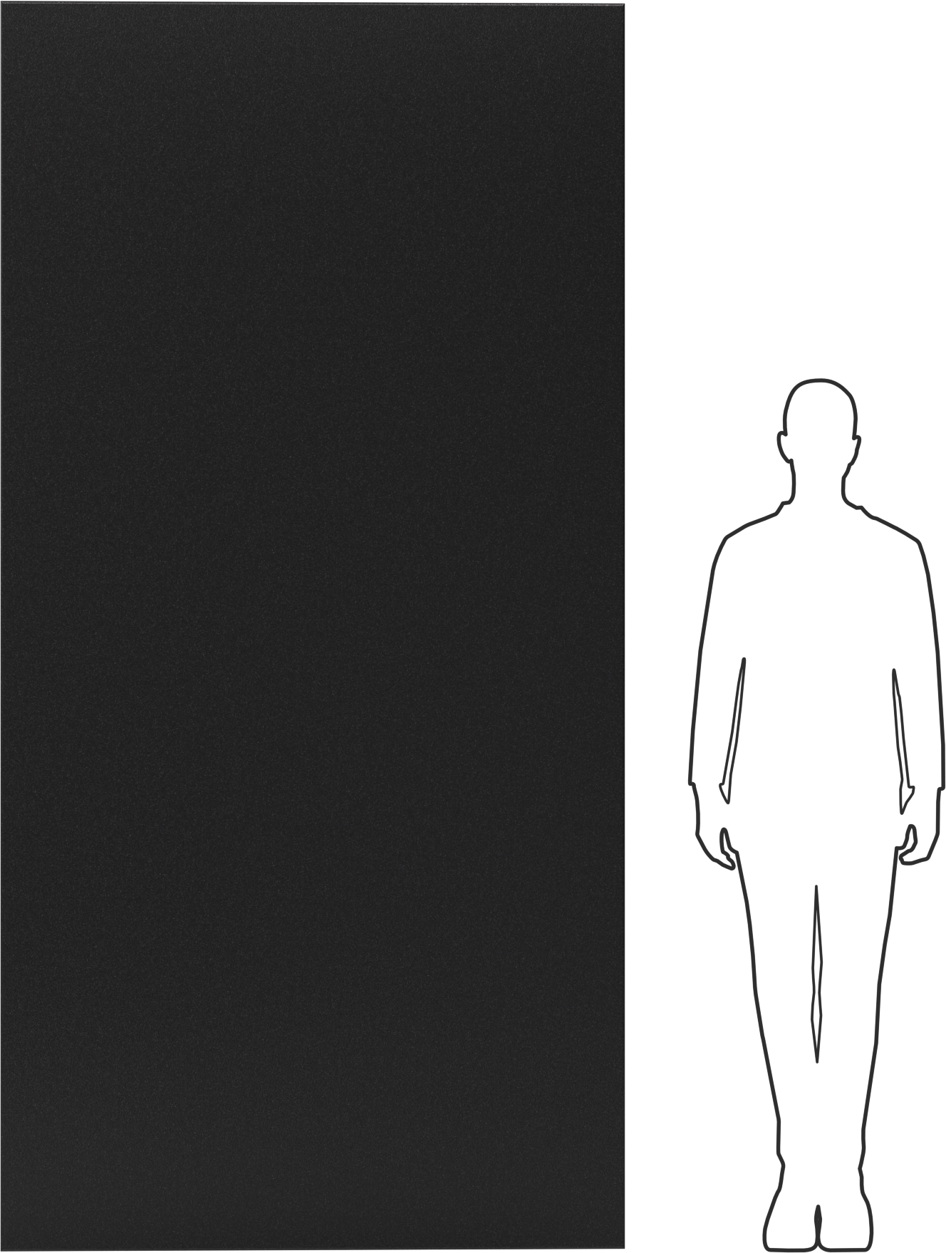 Geri Dönüştürülmüş Kaygan UHMW Polietilen, Levha, 48" x 96", 1/8" Kalınlık