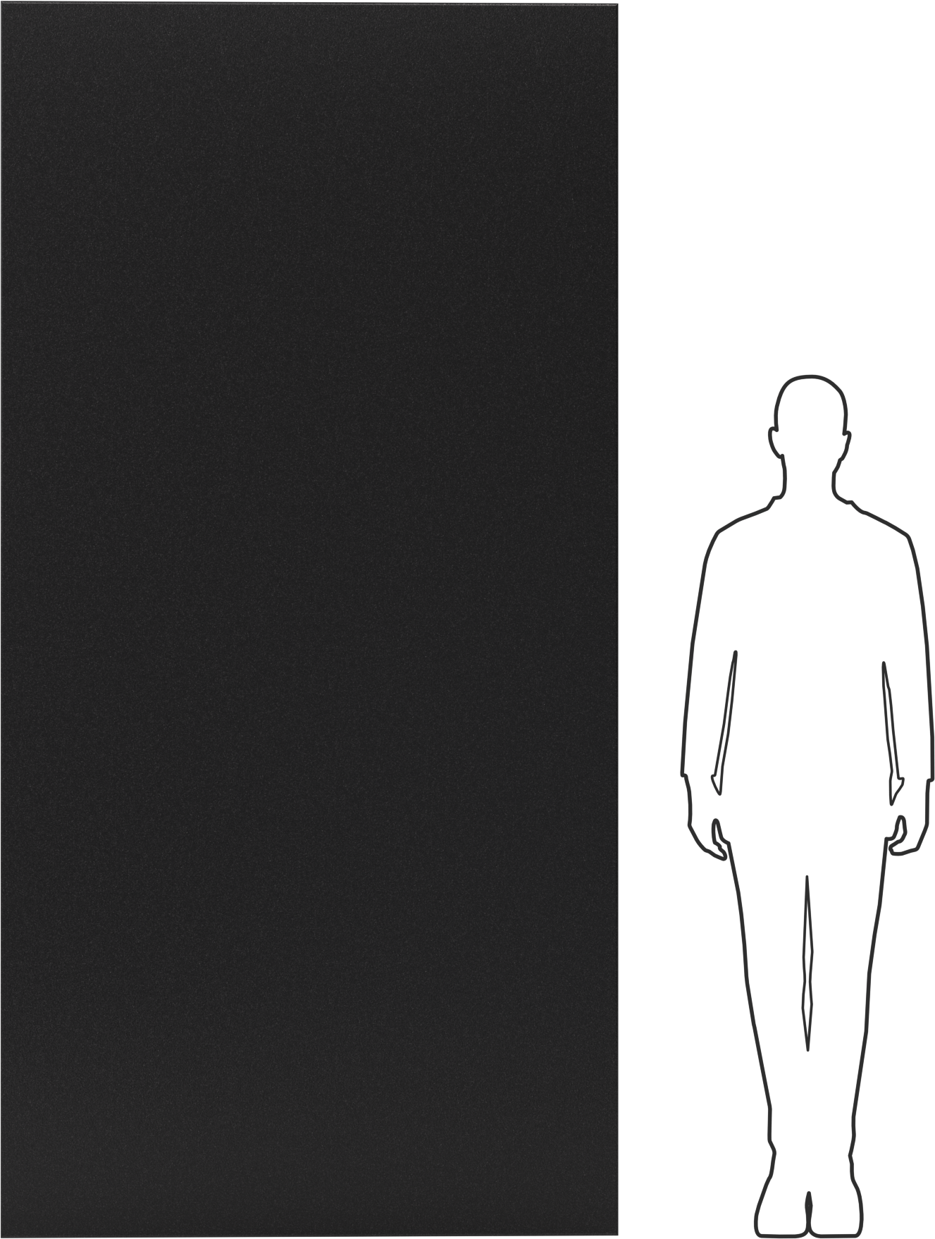 Geri Dönüştürülmüş Kaygan UHMW Polietilen, Levha, 48" x 96", 1" Kalınlık