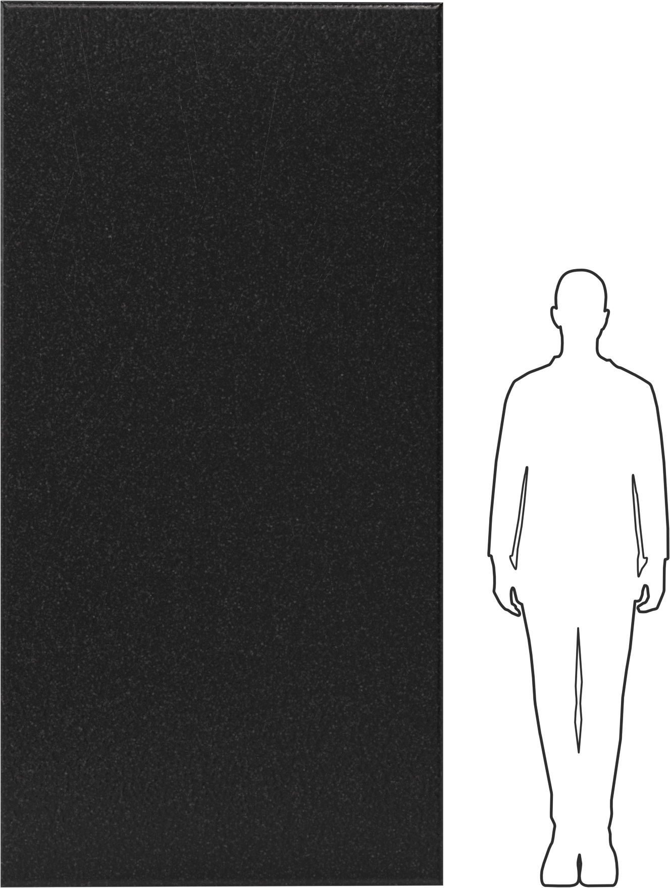 Geri Dönüştürülmüş Kaygan UHMW Polietilen, Levha, 48" x 96", 1-1/2" Kalınlık