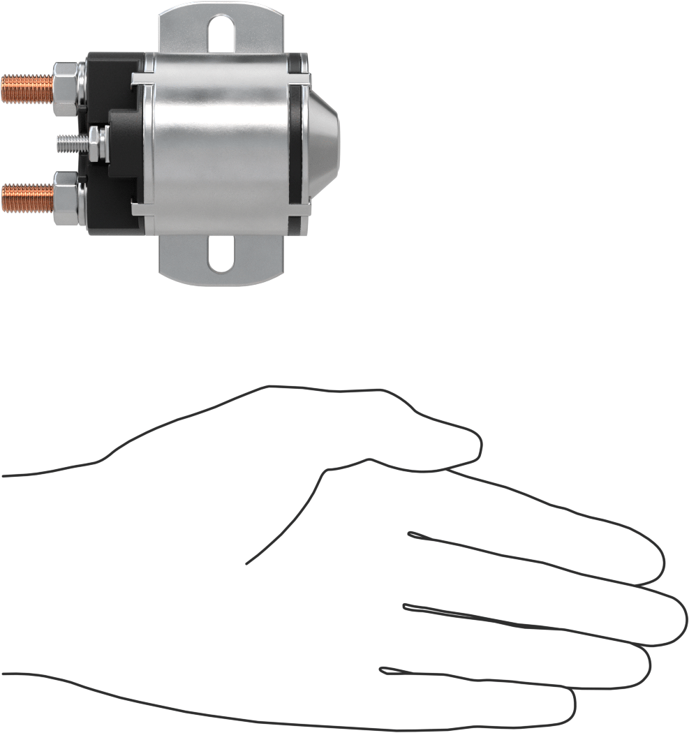 Saplama-Terminal Rölesi, SPST-NO, 3 Terminal, 12 V DC Giriş, 12 W Kontrol Gücü