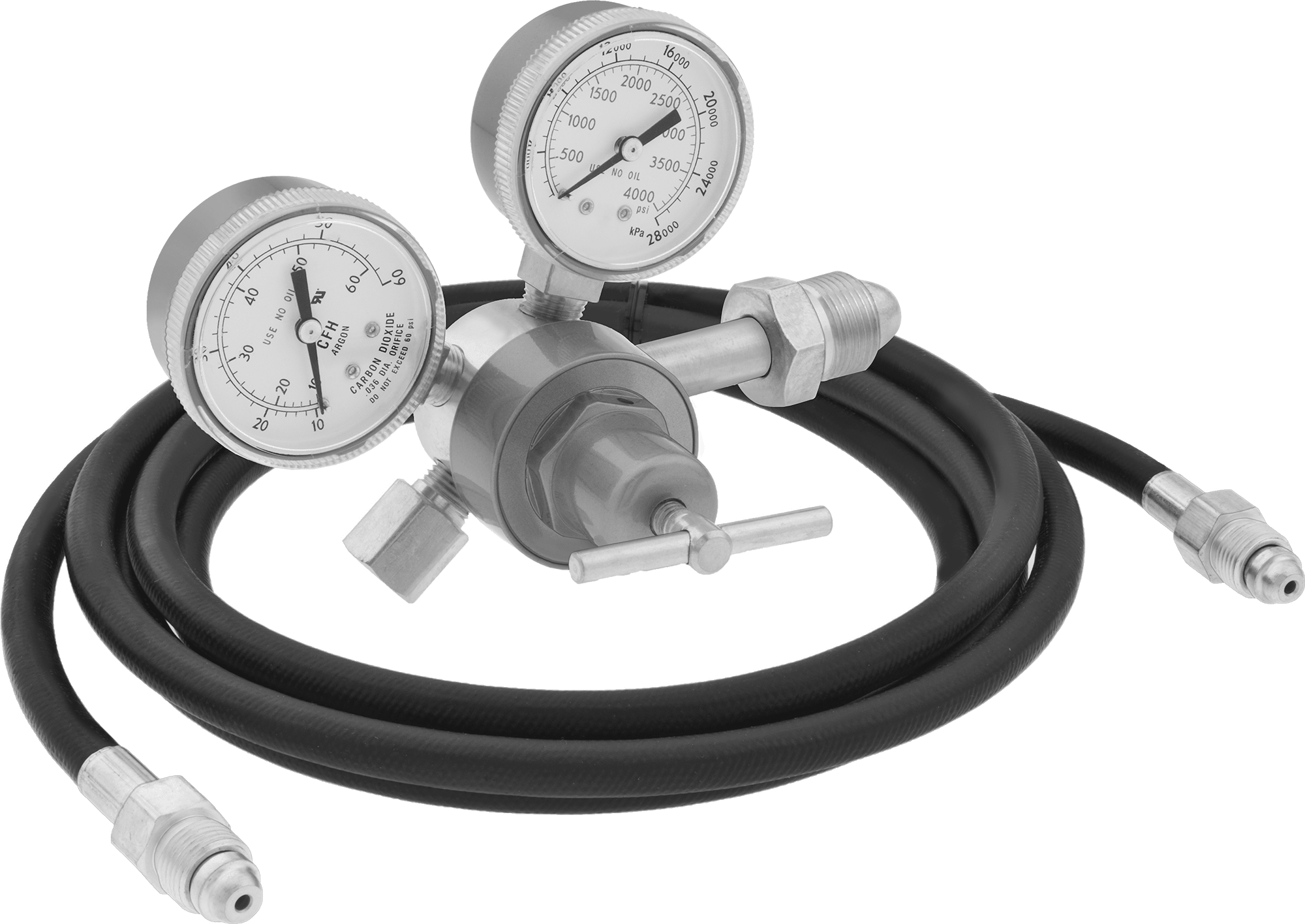 Female Outlet × Male Inlet with Hose