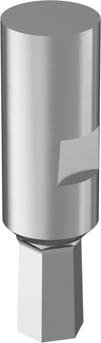0“ ila 0,001” Altıgen Toleranslı Döner Altıgen Broş, M2 Hızlı Kesim Çeliği, 1/2" Şaft Çapı, 8 mm Altıgen Boyut