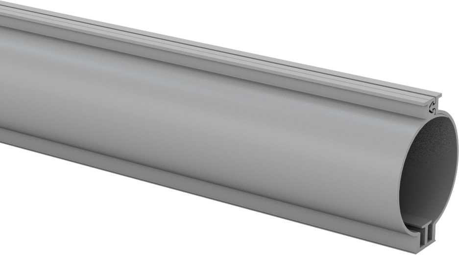 T-Yivli Çerçeve, Tel Manşonu, 1,5" için, 30 ve 40 mm Yüksekliğinde Tek Ray, 49,25' Uzunluk