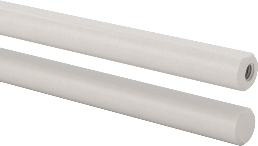 Dişli D-Profil Döner Mil, 1045 Karbon Çelik, 3/8" Çap, 12" Uzunluk